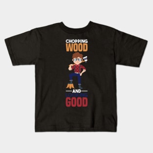 Lumber Jack Shirt forestry sawdust gift Kids T-Shirt